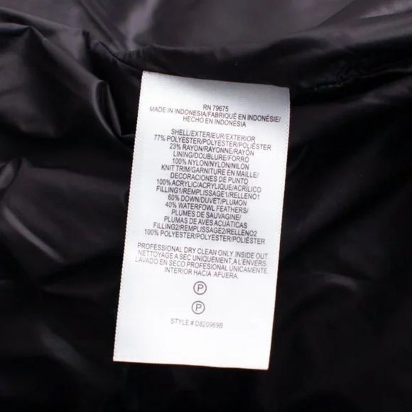 DVF Diane Von Furstenberg Down Puffer Jacket XS Coat - Picture 8 of 8